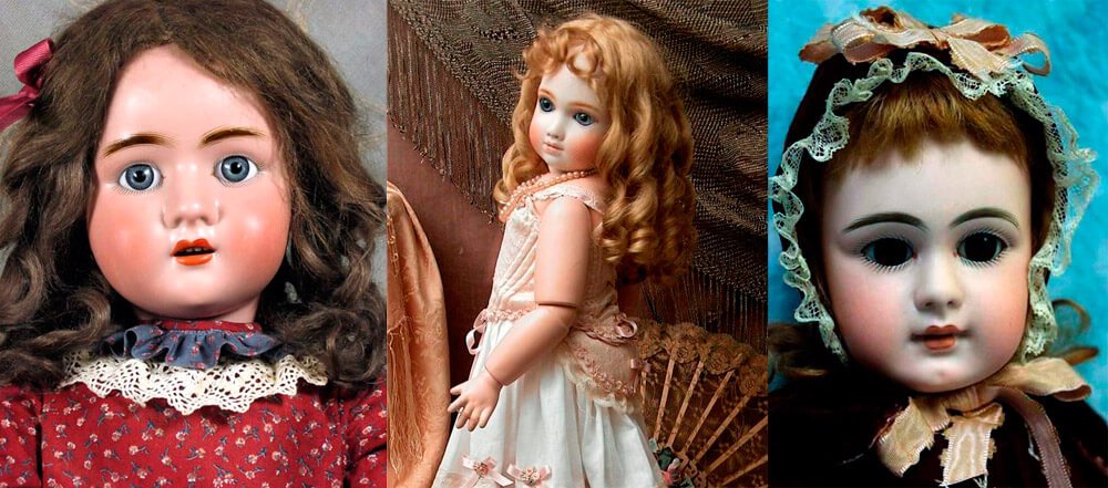 Muñecas realistas de porcelana que se hicieron en el siglo XIX
